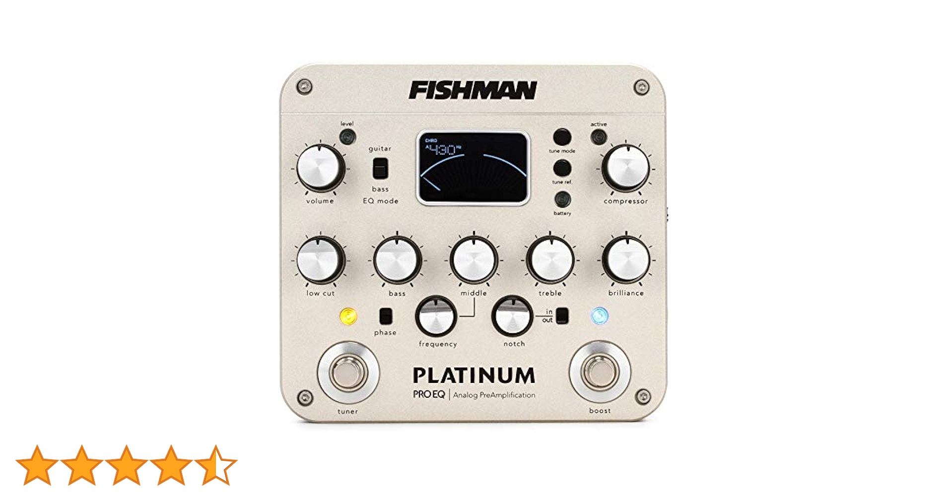 【JUNK】FISHMAN Platinum Pro EQ Fishman Platinum Pro EQ Analog Preamp Pedal